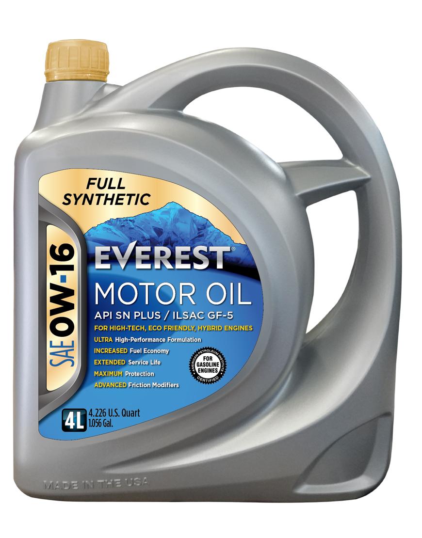 Full Synthetic Motor Oil 0w 16